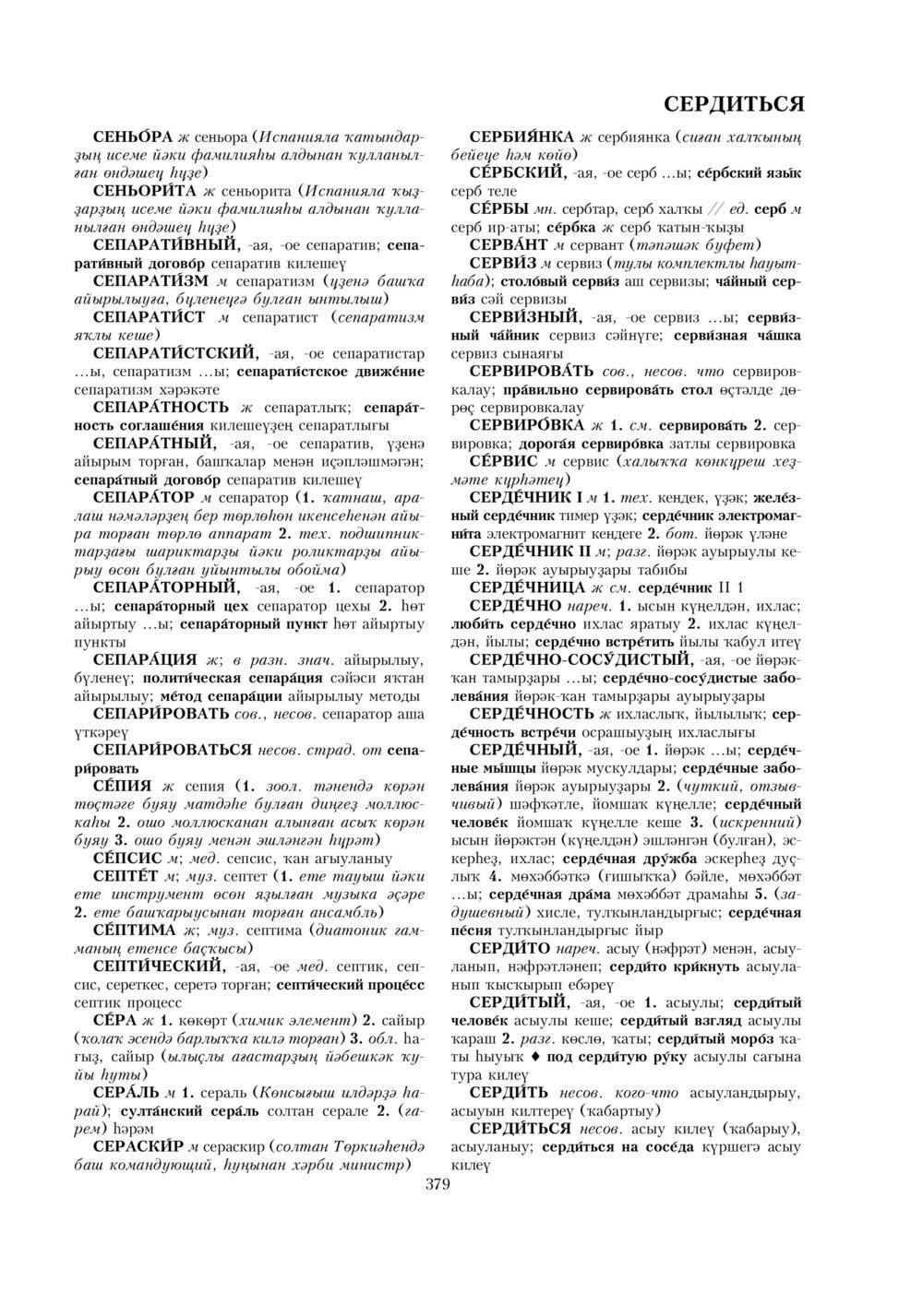 Урыҫса-башҡортса һүҙлек, З. Ғ. Ураҡсин редакцияһында. II том