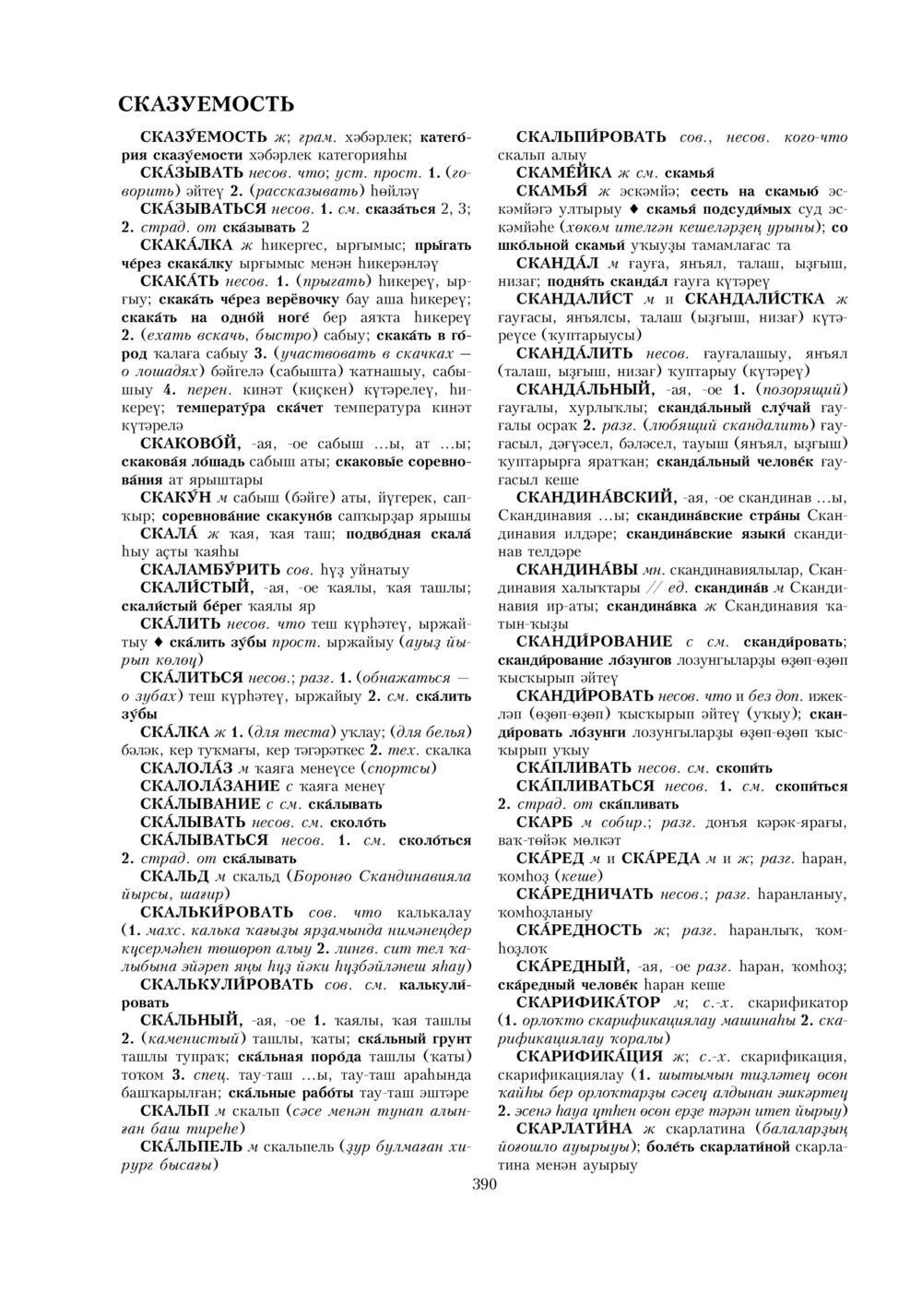 Урыҫса-башҡортса һүҙлек, З. Ғ. Ураҡсин редакцияһында. II том