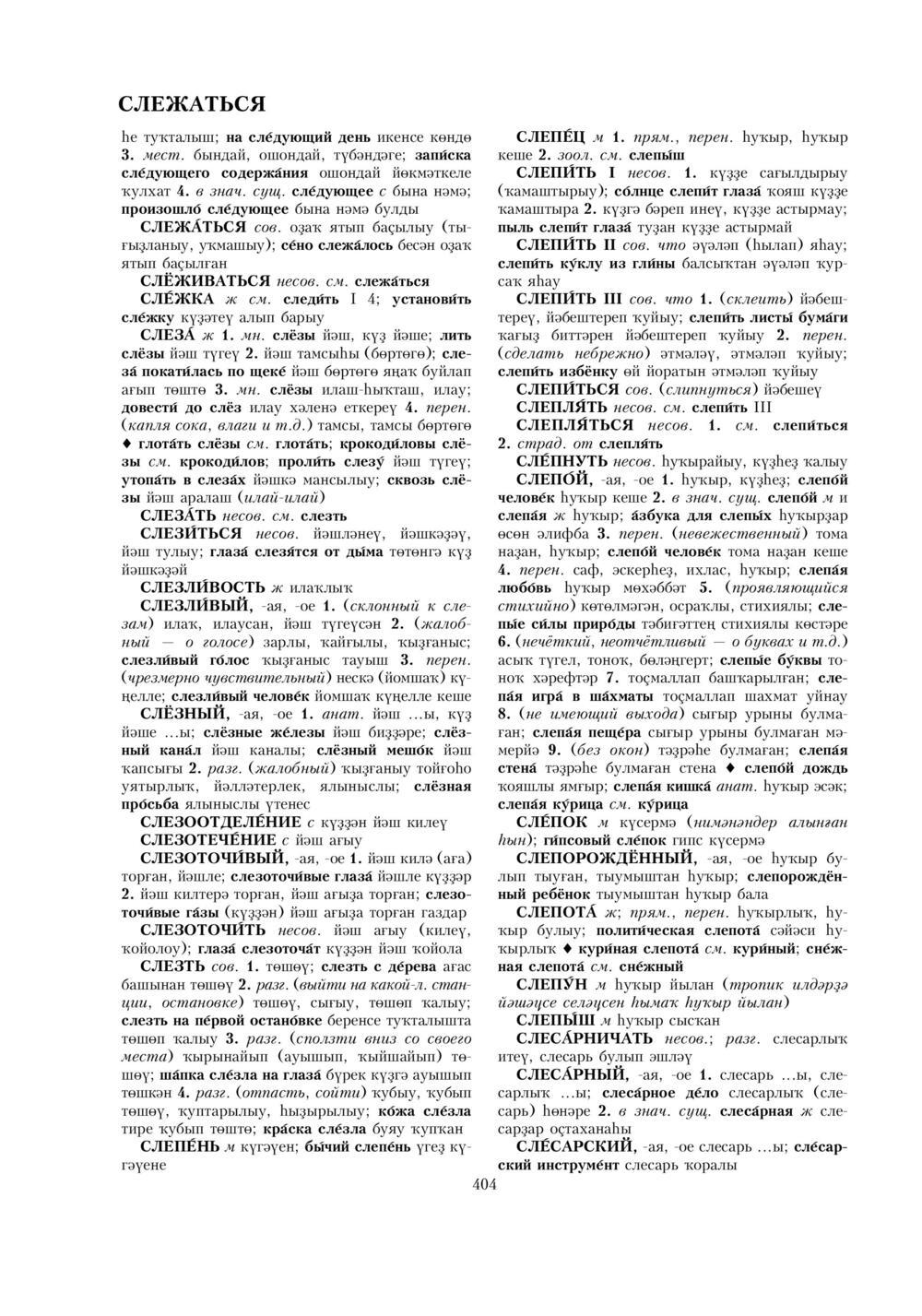 Урыҫса-башҡортса һүҙлек, З. Ғ. Ураҡсин редакцияһында. II том