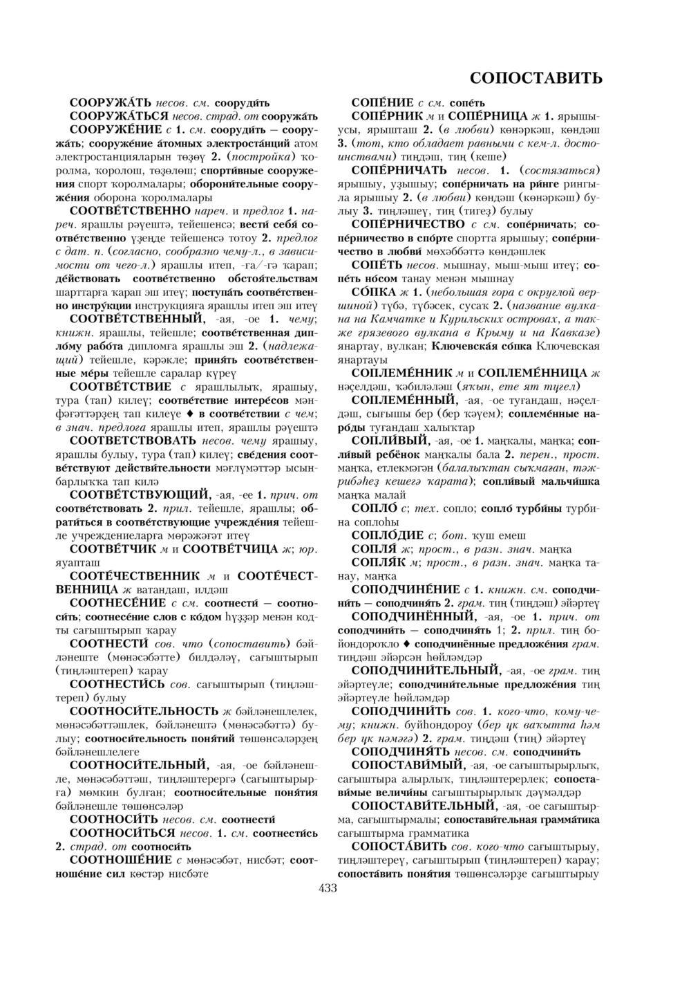 Урыҫса-башҡортса һүҙлек, З. Ғ. Ураҡсин редакцияһында. II том