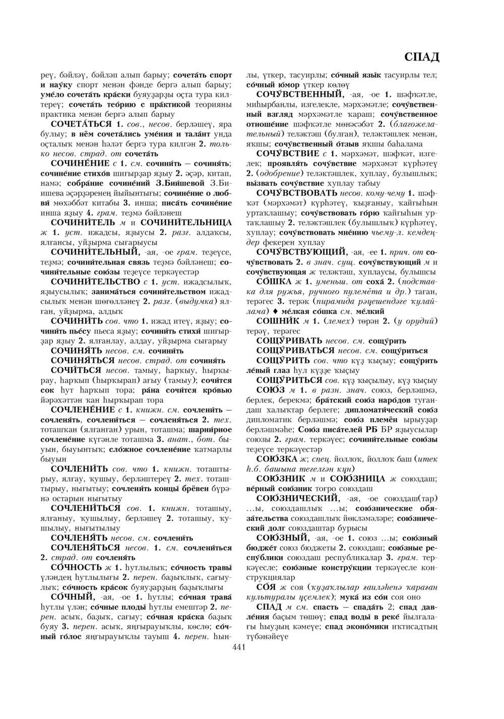 Урыҫса-башҡортса һүҙлек, З. Ғ. Ураҡсин редакцияһында. II том
