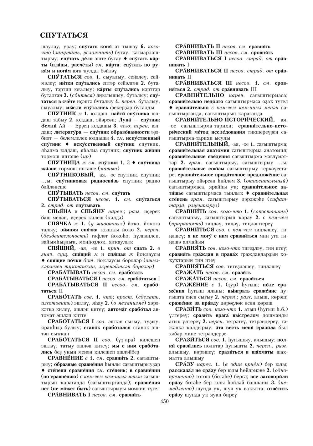 Урыҫса-башҡортса һүҙлек, З. Ғ. Ураҡсин редакцияһында. II том