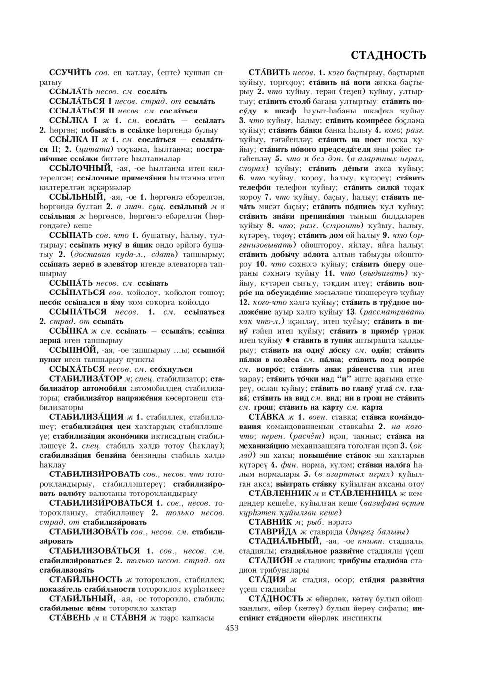 Урыҫса-башҡортса һүҙлек, З. Ғ. Ураҡсин редакцияһында. II том