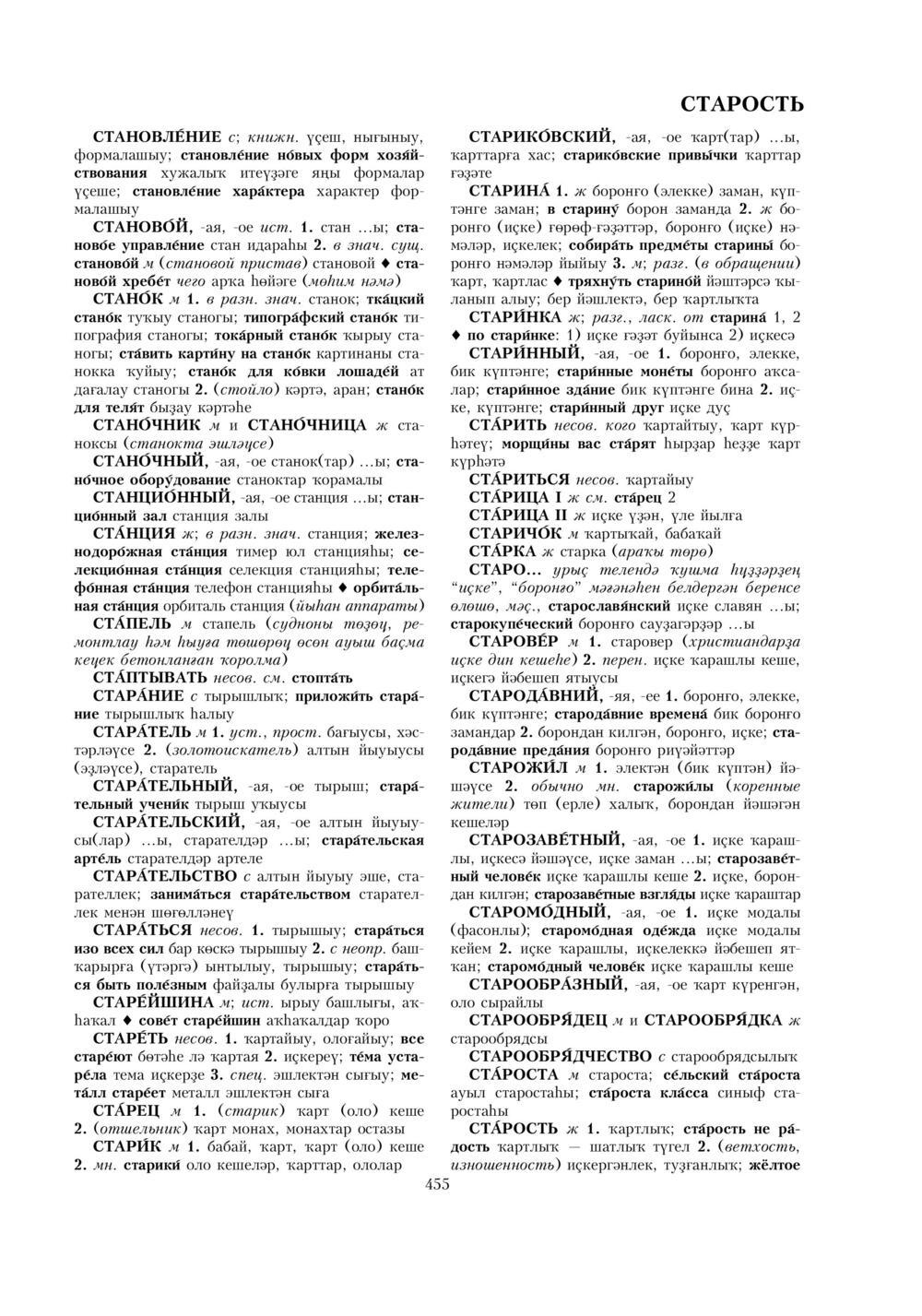 Урыҫса-башҡортса һүҙлек, З. Ғ. Ураҡсин редакцияһында. II том