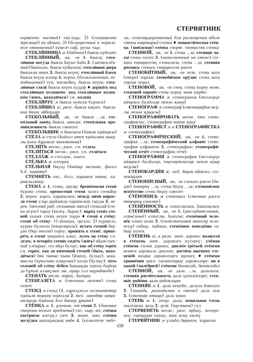 Урыҫса-башҡортса һүҙлек, З. Ғ. Ураҡсин редакцияһында. II том
