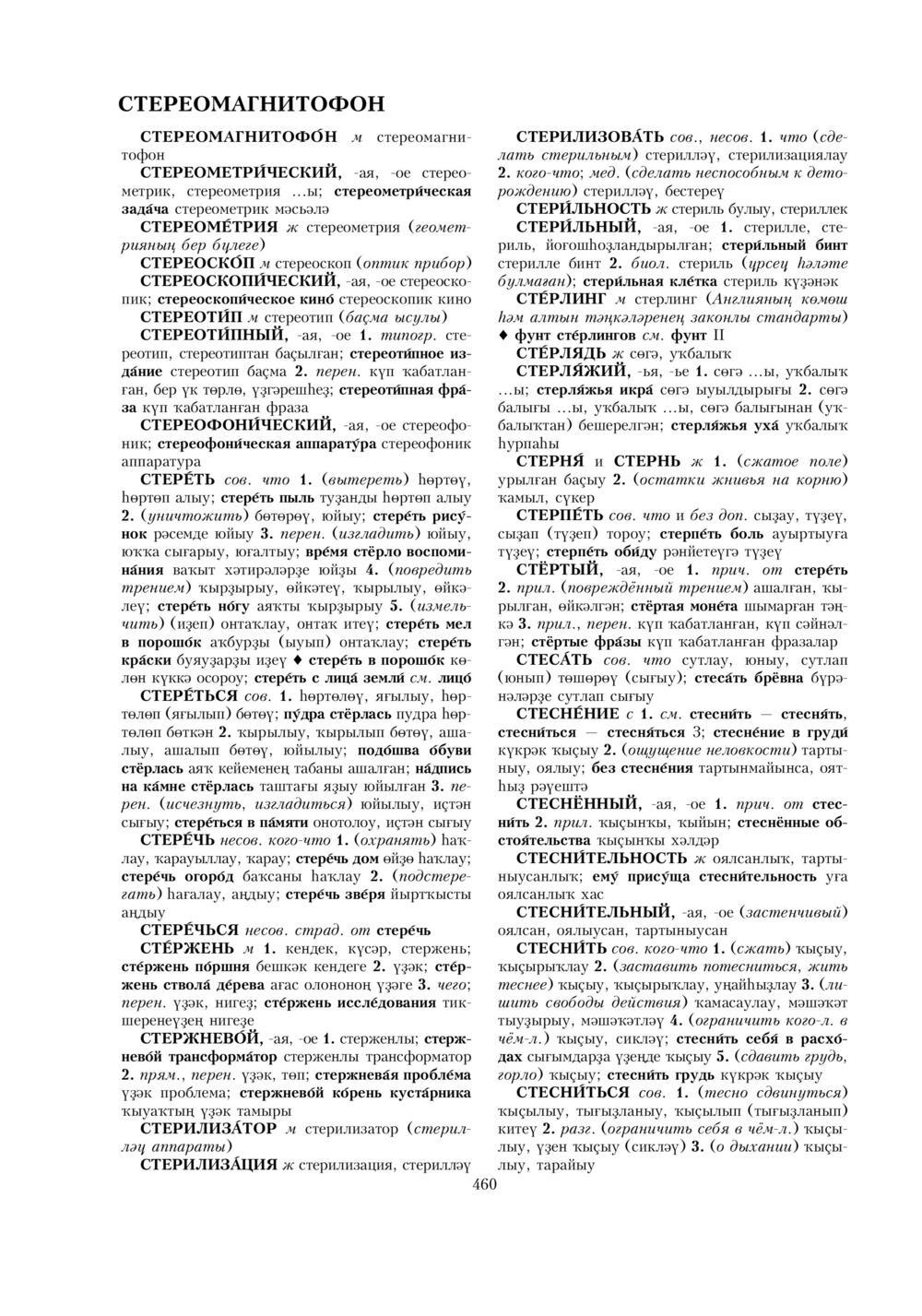 Урыҫса-башҡортса һүҙлек, З. Ғ. Ураҡсин редакцияһында. II том