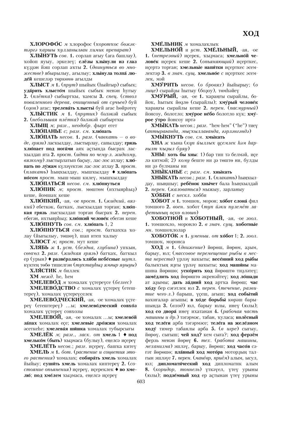 Урыҫса-башҡортса һүҙлек, З. Ғ. Ураҡсин редакцияһында. II том