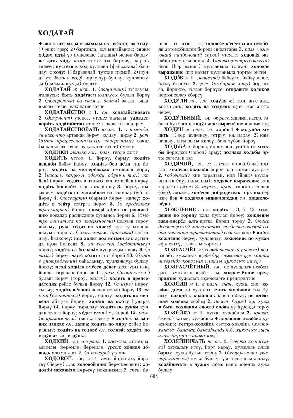 Урыҫса-башҡортса һүҙлек, З. Ғ. Ураҡсин редакцияһында. II том