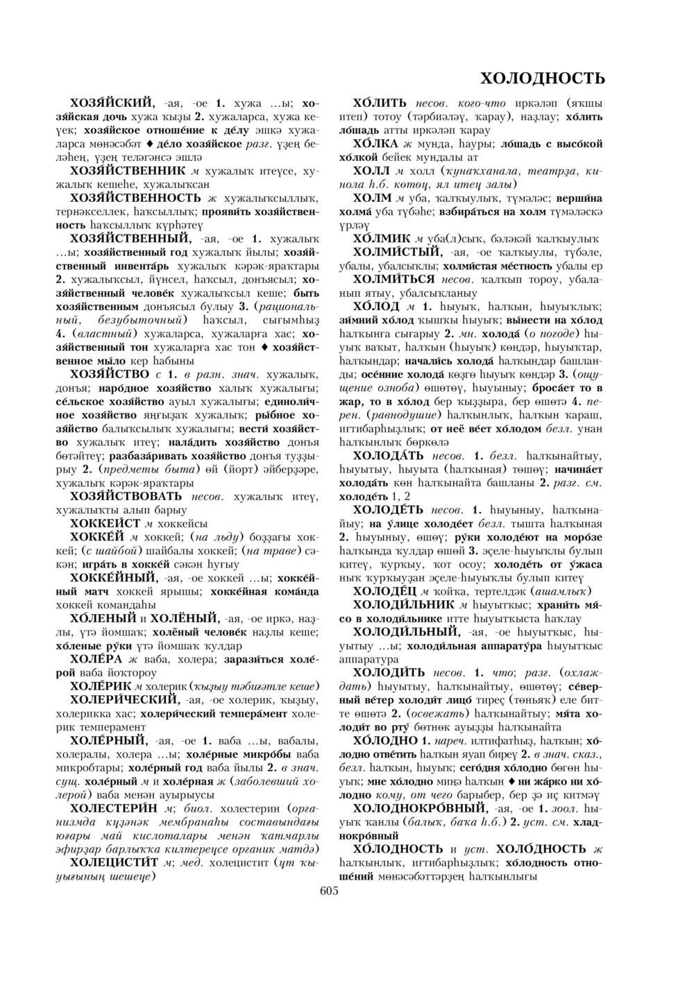 Урыҫса-башҡортса һүҙлек, З. Ғ. Ураҡсин редакцияһында. II том